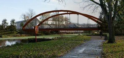 Impression of proposed bridge over River Chelmer