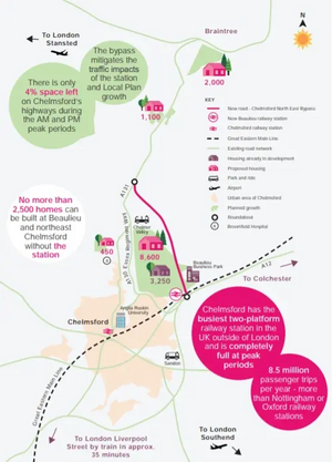 Chelmsford bypass and new station